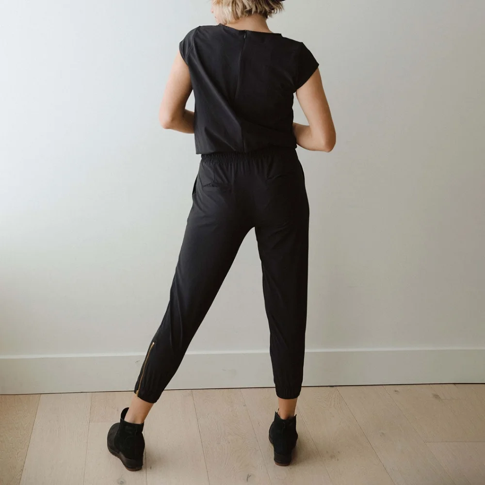Albion Jetsetter Black Jumpsuit - Picture 2 of 11